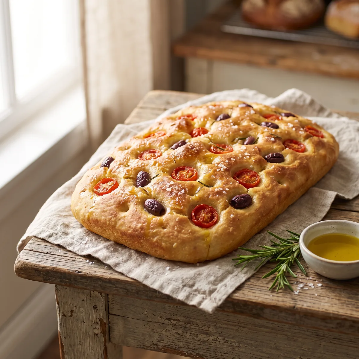 Focaccia de Alecrim